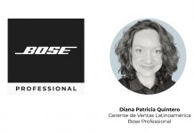 Diana Quintero: Liderazgo innovador en Bose Professional para américa latina y el caribe Diana quintero Directora de Ventas de Bose