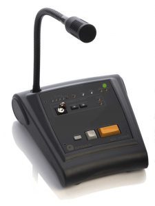 Pupitres microfónicos para emergencias en los sistemas de megafonía y alarma por voz