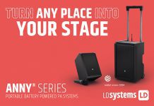 Sistema de PA por batería y DSP ANNY