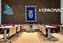 Sistema de debate multimedia inalámbrico Vissonic en el ayuntamiento Canario de Pájara Sistema de debate multimedia inalámbrico