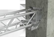 Nuevo soporte de pared para montaje de trusses de TAF soporte de anclaje de pared para montaje de trusses, especialmente diseñado por TAF