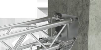 soporte de anclaje de pared para montaje de trusses, especialmente diseñado por TAF