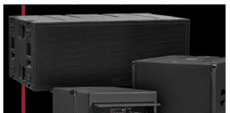 subwoofers compatibles con la serie KF racks de amplificadores conectables en red