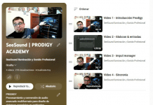 4 curso de PRODIGY ACADEMY, sincronía, procesamiento y conversión de audio multiformato