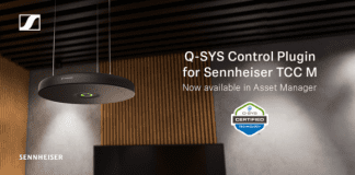 complemento TeamConnect Ceiling Medium para Q-SYS
