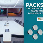 packs de conferencias para salas medianas y grandes con la certificación Microsoft Teams Room
