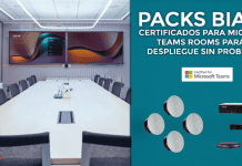 ¿Conoces las ventajas de los packs de conferencias para salas medianas y grandes de Biamp con la certificación Microsoft Teams Room? packs de conferencias para salas medianas y grandes con la certificación Microsoft Teams Room