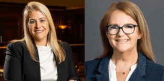 directivas del equipo de Exposiciones de AVIXA Jenn Heinold y Donna Page