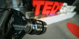 evento TEDxGenova con Blackmagic