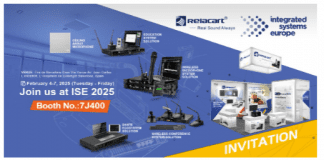 relacart-ise-2025-ceiling-array-microphone-spectrum-analyzer