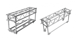 Armazones Pre-Rigging para Trusses de TAF los mejores para eventos, espectáculos y giras