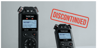 grabadora portátil de TASCAM DR-05XP la mejor para productores, músicos y cineastas