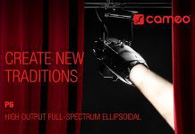 Lanzamiento del nuevo foco profile LED P6 de Cameo: uno de los mejores para iluminación en teatros, televisión y eventos foco profile LED P6 los mejores para teatros, musicales, televisión, conferencias y eventos en directo.