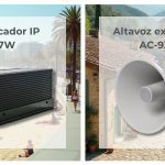 OPTIMUS lidera la megafonía para exteriores con los sistemas de megafonía y comunicación certificados más eficaces del mercado Amplificador IP IF-7W y altavoz exponencial AC-930EN de OPTIMUS, soluciones de megafonía para exteriores y sistemas de alarma por voz en espacios abiertos, conforme a normativa EN 54.