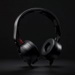 Auriculares RØDE NTH-50 en color negro con diseño cerrado supraaural, presentados sobre fondo oscuro, ideales para DJs y profesionales del audio.