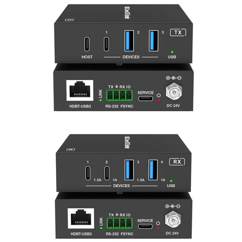 DVDO-Xtend-USBC-USB-100, Extensor USB-C y USB-A 3.2 Gen 1 de 100 m sobre HDBaseT 