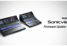 Actualización del firmware 2.2 para las consolas Tascam Sonicview: nuevas funciones para mezcla, grabación y control AV firmware 2.2 para las consolas Tascam Sonicview actualizacion-para-mezcla-grabacion-y-control-av