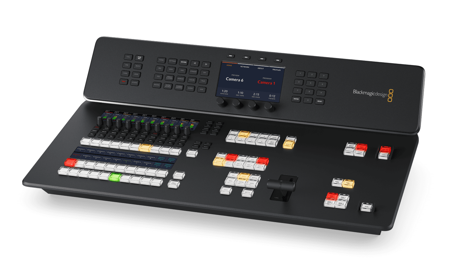 El ATEM Television Studio HD8 ISO, parte de las soluciones Blackmagic, permite producciones ágiles con grabación ISO y control profesional en tiempo real.