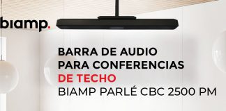 Barra de audio para conferencias de techo, BIAMP PARLÉ CBC 2500