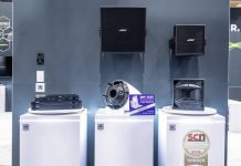 altavoz DesignMax Luna y mas de los productos de Bose en infocomm 2025