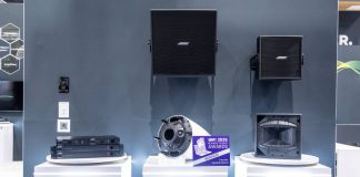 altavoz DesignMax Luna y mas de los productos de Bose en infocomm 2025