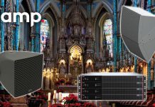 Serie Voltera D y altavoces Community de Biamp para recintos imponentes: Potencia y precisión a gran escala