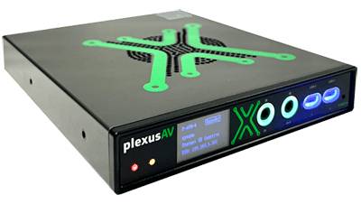 Dispositivo AVN-4 de PlexusAV, solución AV sobre IP de alto rendimiento distribuida por AVIT VISION en España y Portugal