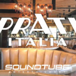 Zonificación con SoundTube DSM-16 (Dante + PoE) en el restaurante Prati Italia.