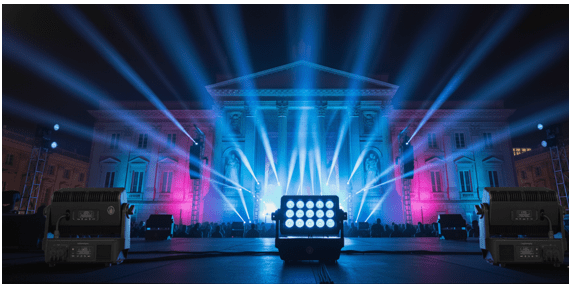 Hydro W300 proyector LED ventos exteriores, arquitectónica
