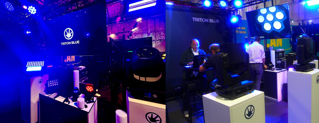 triton-blue en-leatcon últimas tendencias en equipamiento técnico escénico