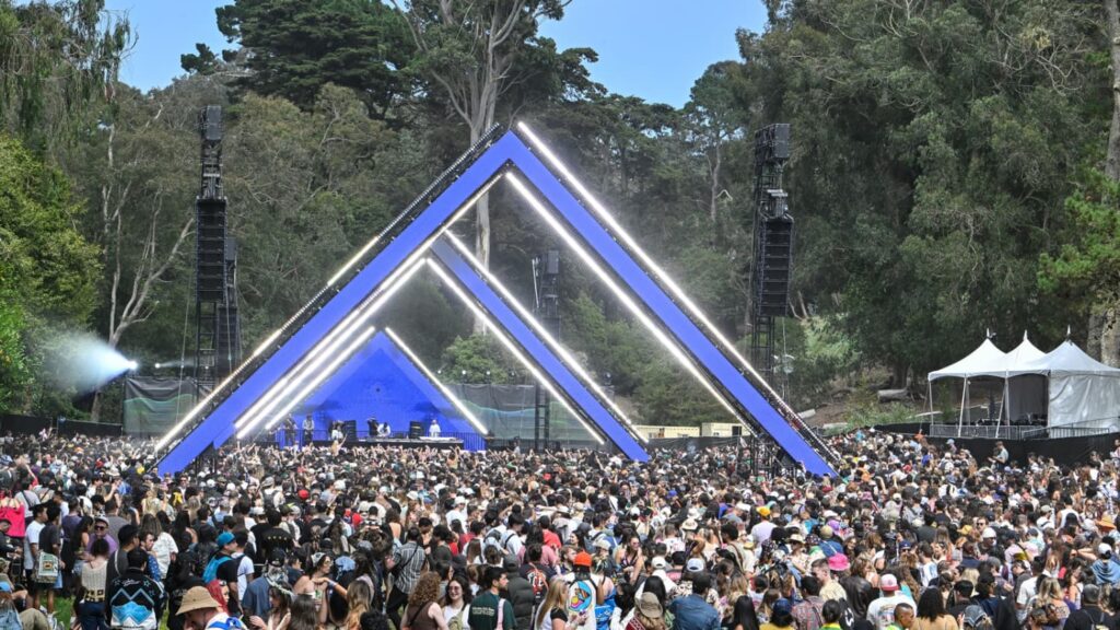 Concierto en Golden Gate durante Outside Lands con Meyer Sound PANTHER