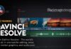 Banner promocional de la formación gratuita en DaVinci Resolve, con interfaz del software en pantalla y el logo de Blackmagic Design.