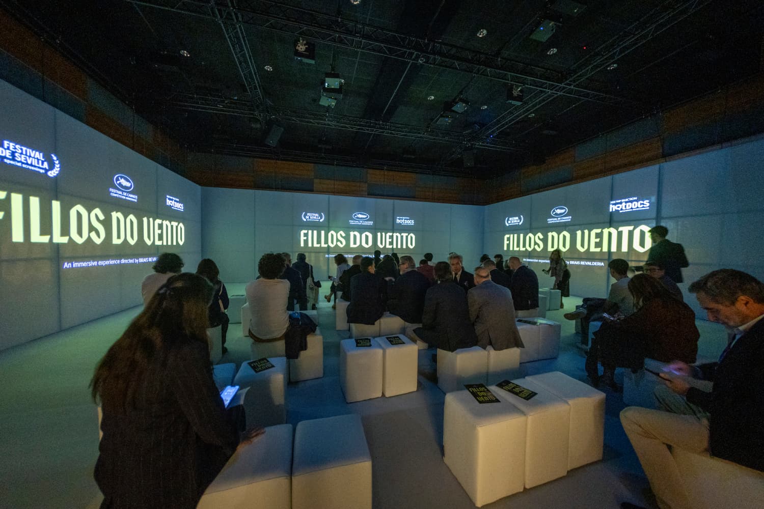Experiencia cinematográfica inmersiva Meyer Sound en la Sala IN del Cartuja Center CITE durante el Festival de Cine Europeo de Sevilla