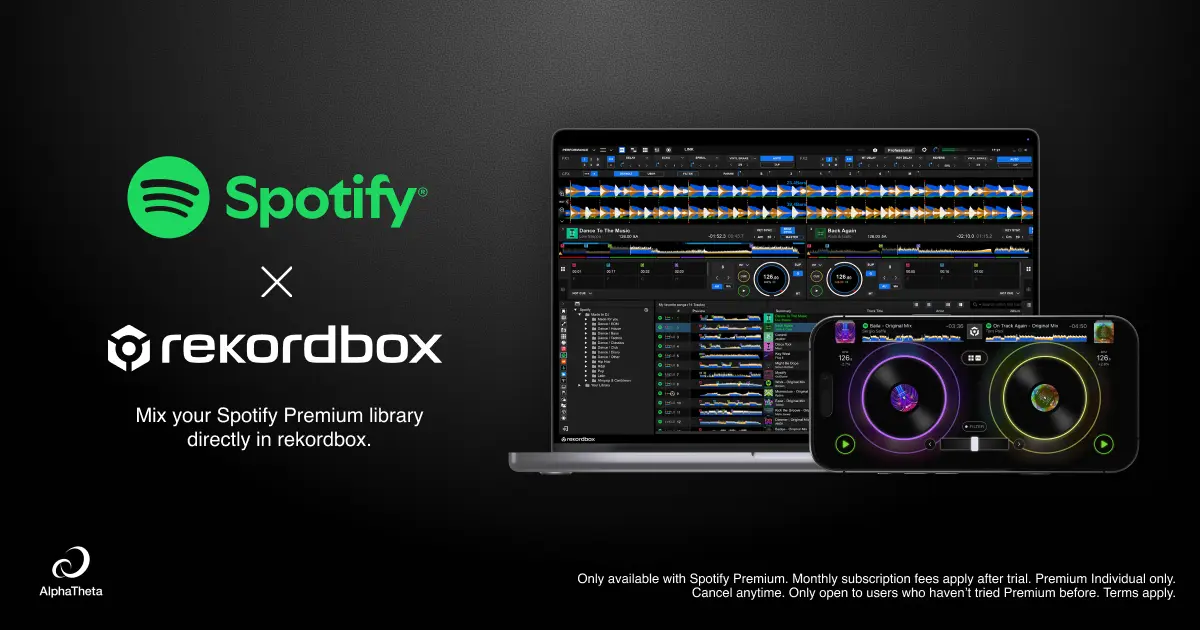 rekordbox-for-ios-android-spotify Soporte de rekordbox para SpotifyDJ