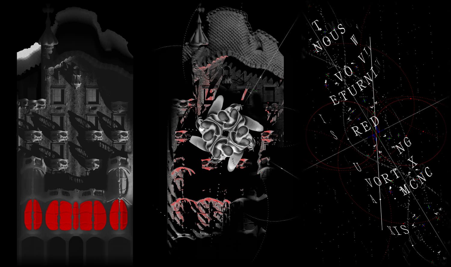 Casa Batllo Mapping Hidden Order by UVA Red Stills