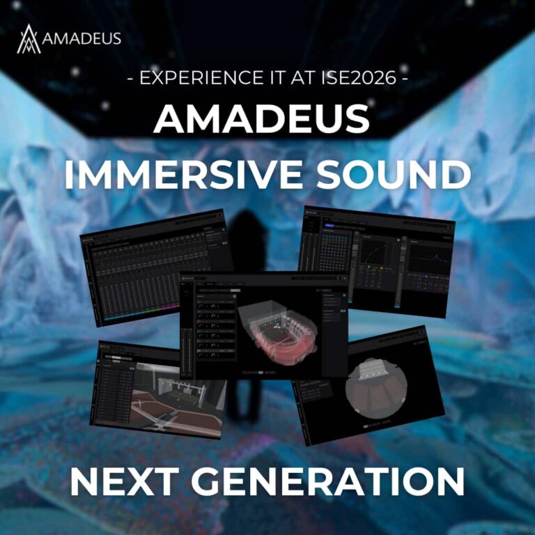 ART::IP de Amadeus Immersive Sound Next Generation redefine el audio inmersivo como nuevo estándar presentado en ISE 2026
