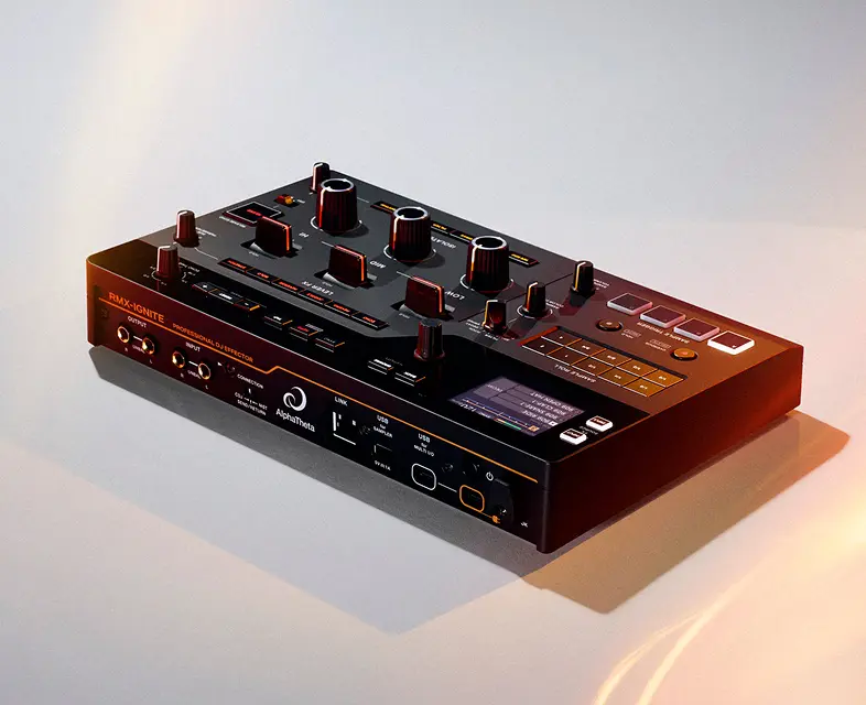 RMX-IGNITE effector profesional para DJ con controles 3-Band FX y conectividad PRO DJ LINK