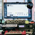 Interfaz de EQ Machine de AIAIAI en DAW sobre portátil