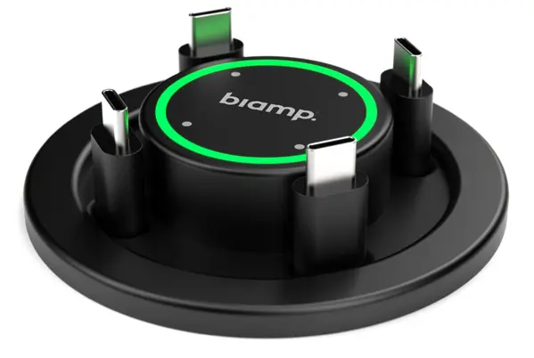 Biamp en ISE 2026: EasyConnect MPX 250 para integración BYOM, gestión de cables y conexión en salas de reuniones.