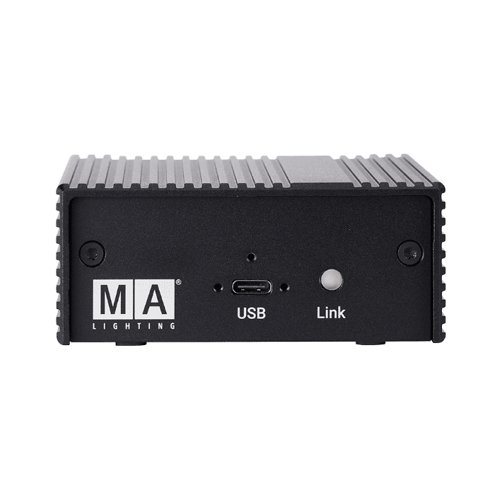 conexión USB y Link de grandMA3 onPC DMX-key de MA Lighting para integración profesional