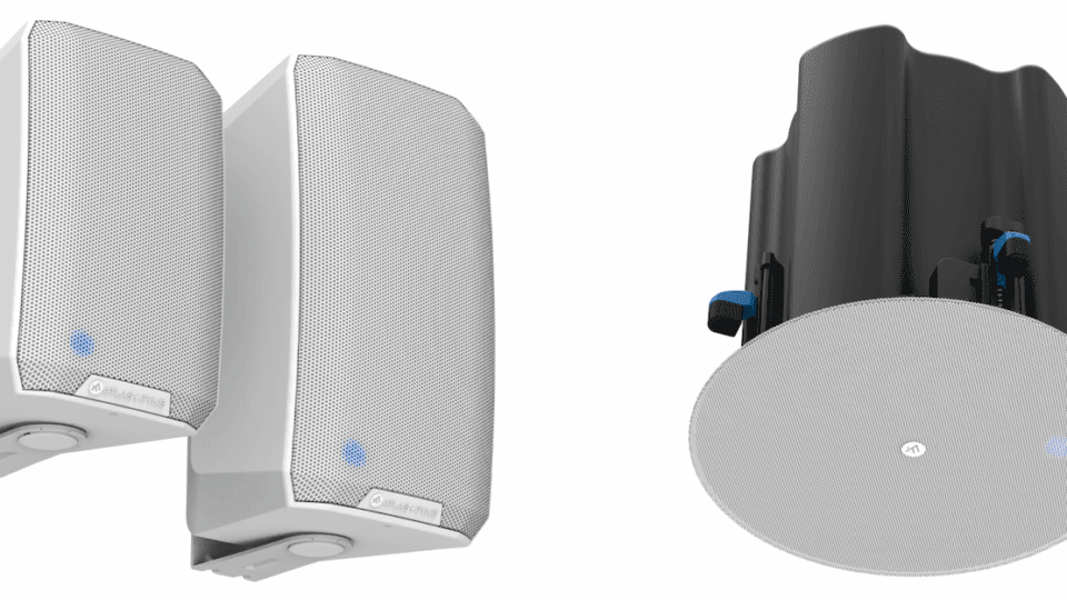 AtlasIED en ISE 2026: altavoces PoE++ AtlasIED Atlas+Fyne FS-D y Atlas+Fyne FC-D para instalaciones de audio comercial con tecnología Dante