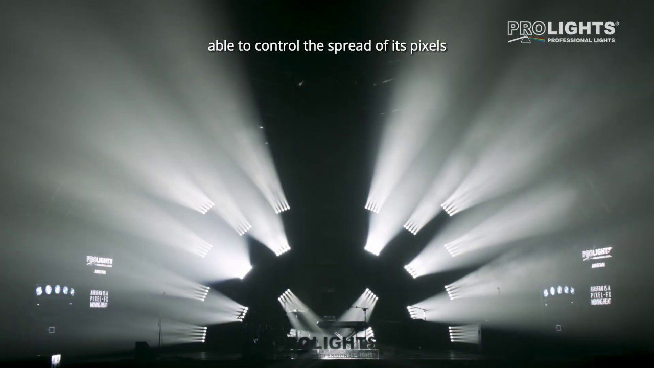 Miniatura del vídeo de cabezas moviles: PROLIGHTS AIR5FAN