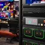 ATEM 4 M/E Constellation IP en entorno de producción televisiva en directo con sistemas Blackmagic Design