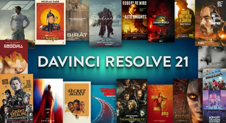 DaVinci Resolve 21 software profesional de postproducción audiovisual utilizado en cine y televisión