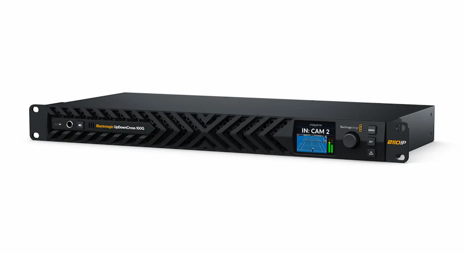 Blackmagic UpDownCross 100G, conversor de formatos broadcast con Ethernet 100G para señales SD, HD y UHD