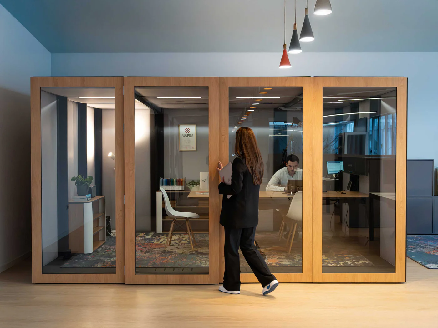 Cabinas insonorizadas para oficinas VicBooth Office Plus para reuniones y privacidad acústica