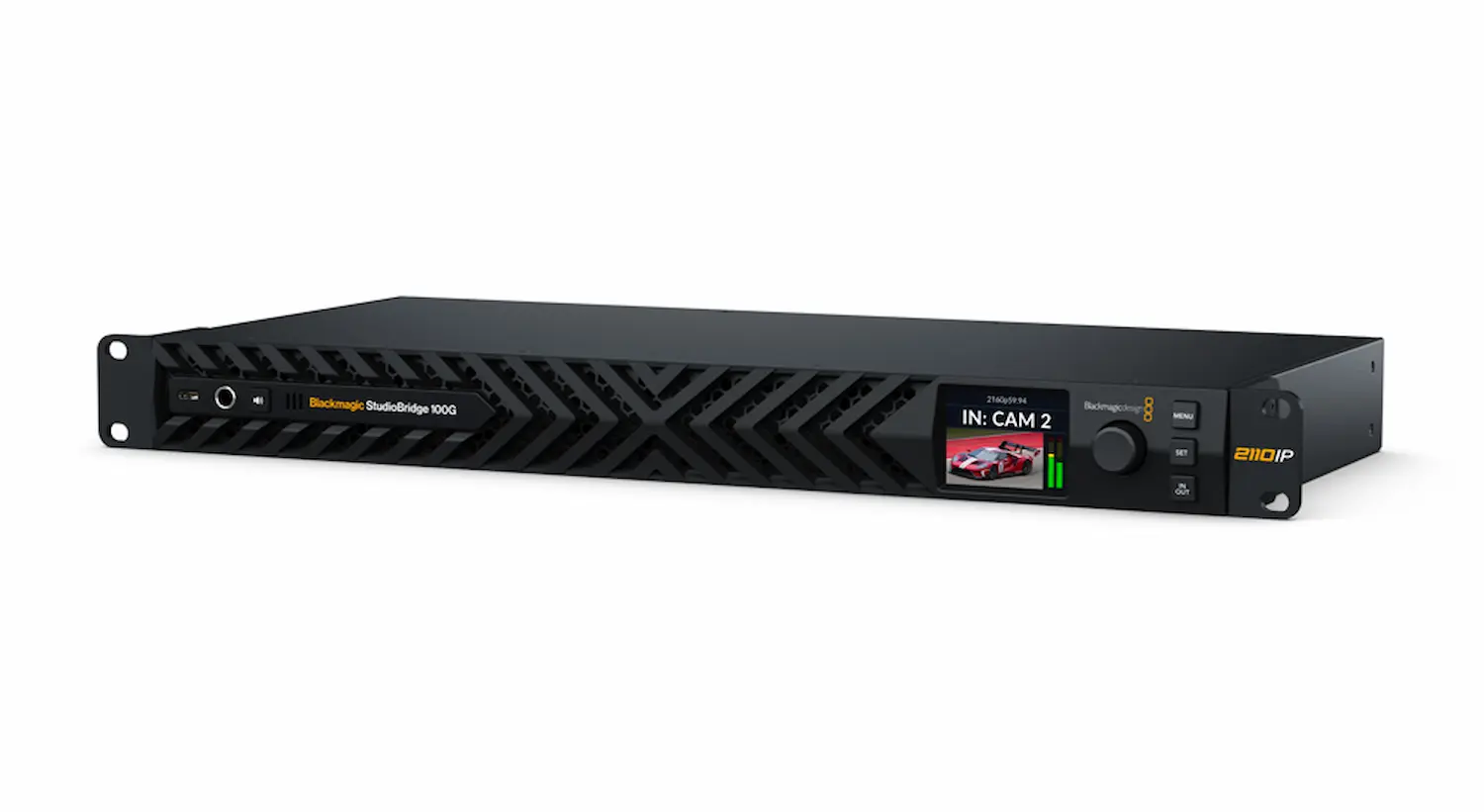 Blackmagic StudioBridge 100G para redes broadcast IP y producción audiovisual profesional