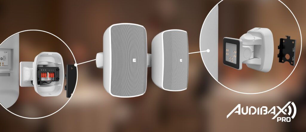 altavoces IP65 Audibax FIJI 6 y OVO G2
