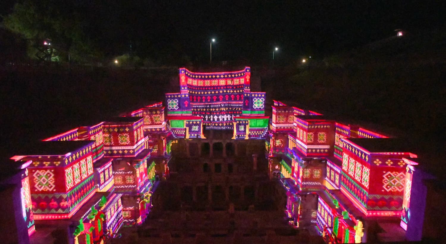 Rani ki Vav projection mapping 2 low