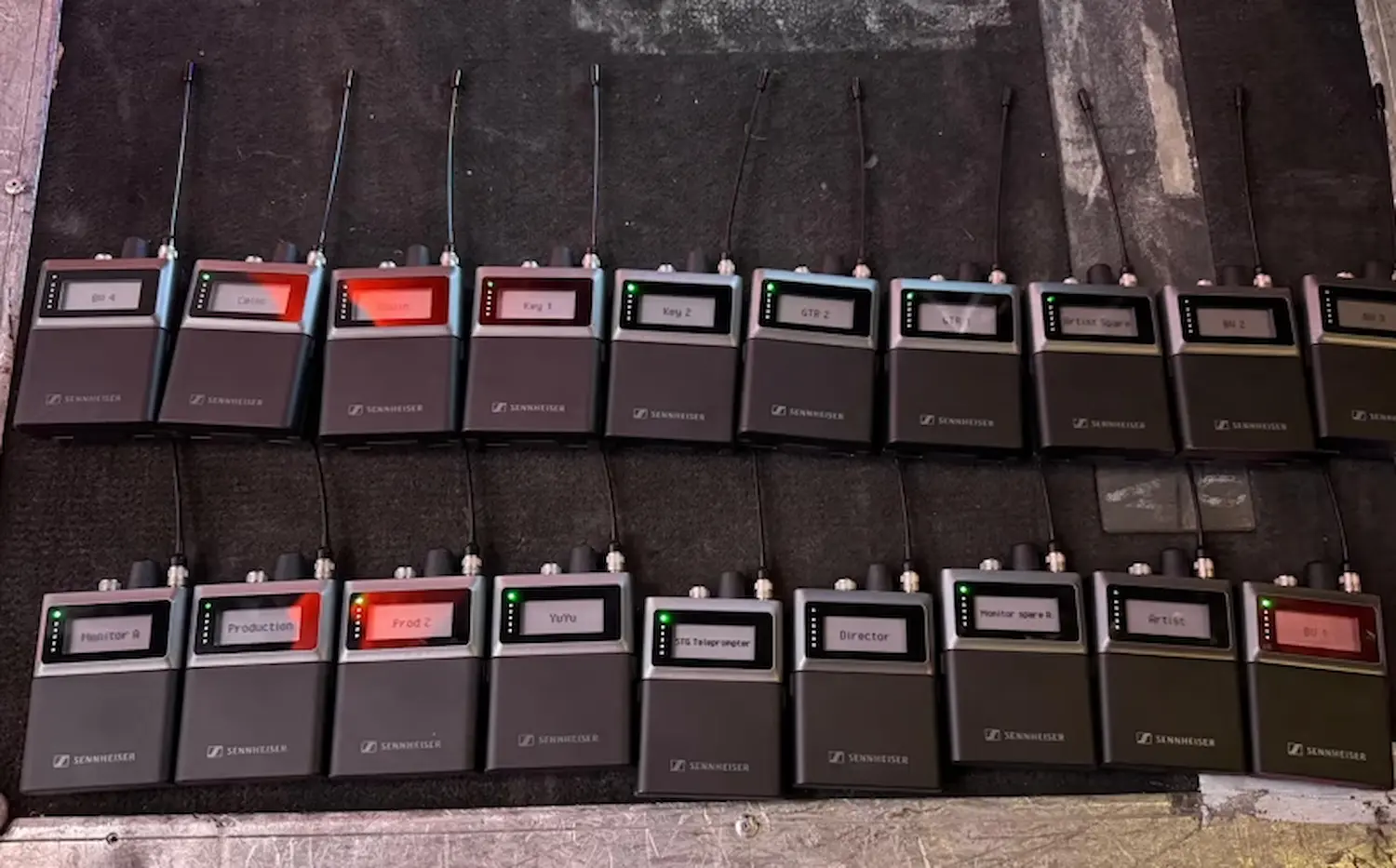 AV Production apuesta por Sennheiser Spectera con transmisores de petaca en monitorización inalámbrica para giras